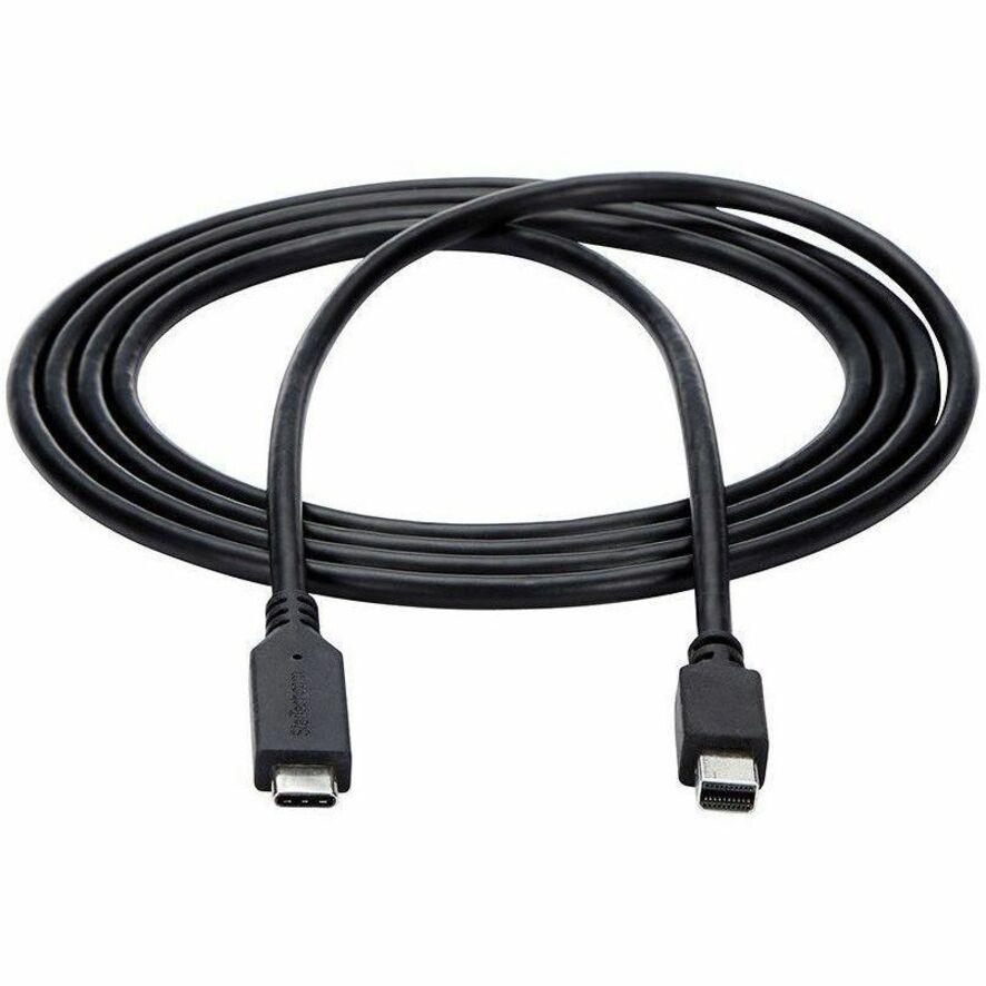 StarTech.com 1.8m / 6 ft USB-C to Mini DisplayPort Cable-USB C to mDP Cable-4K 60Hz-Black