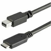 StarTech.com 1 m (3.3 ft.) USB-C to Mini DisplayPort Cable - 4K 60Hz - Black