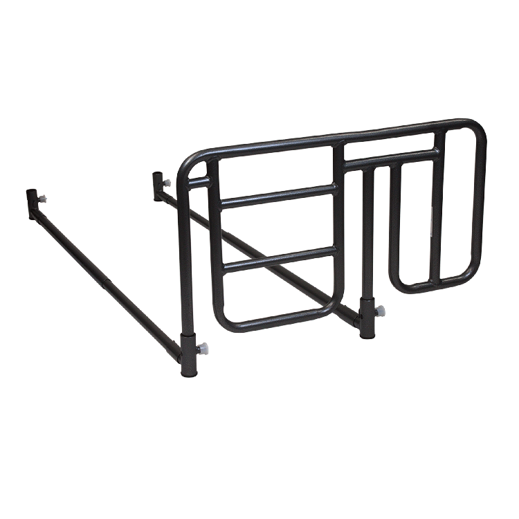 Homecare Half-Length Bed Rail - Cross Bar Mount (Pair), 1 Pair per Case