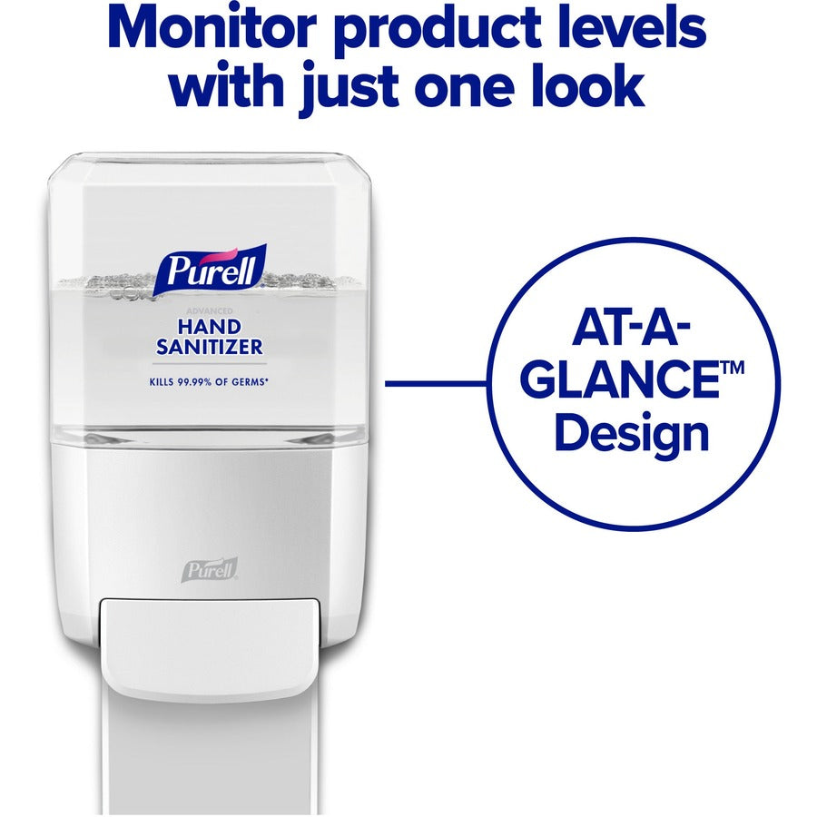 Manual - 1.27 quart Capacity - Locking Mechanism, Durable, Wall Mountable - White - 1 Each
