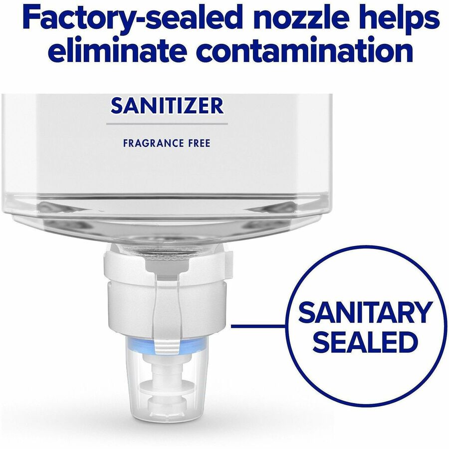 Manual - 1.27 quart Capacity - Locking Mechanism, Durable, Wall Mountable - White - 1 Each