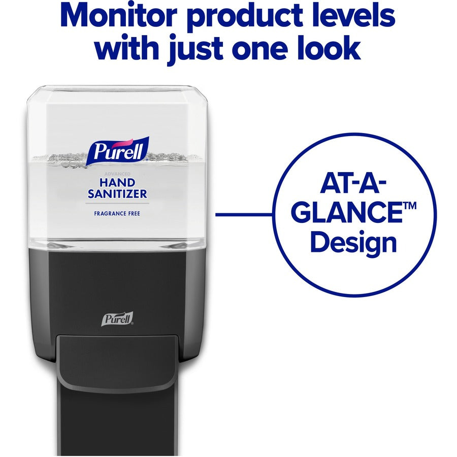 Manual - 1.27 quart Capacity - Locking Mechanism, Durable, Wall Mountable - Graphite - 1 Each
