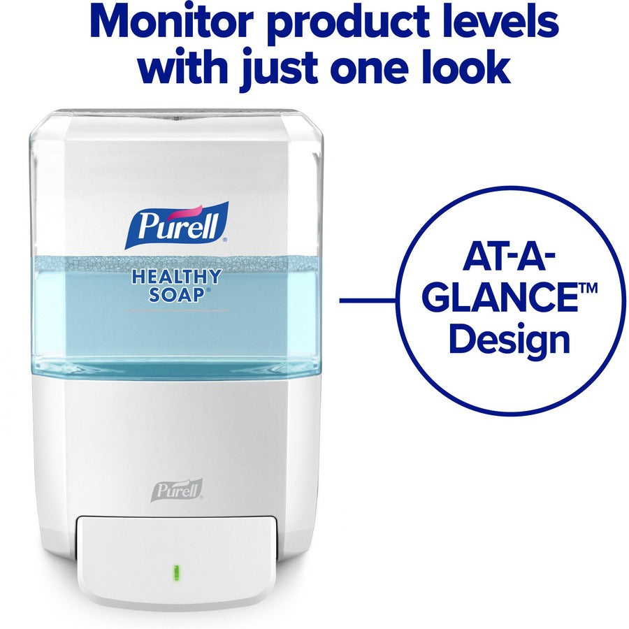 Manual - 1.27 quart Capacity - Locking Mechanism, Durable, Wall Mountable - White - 1 Each