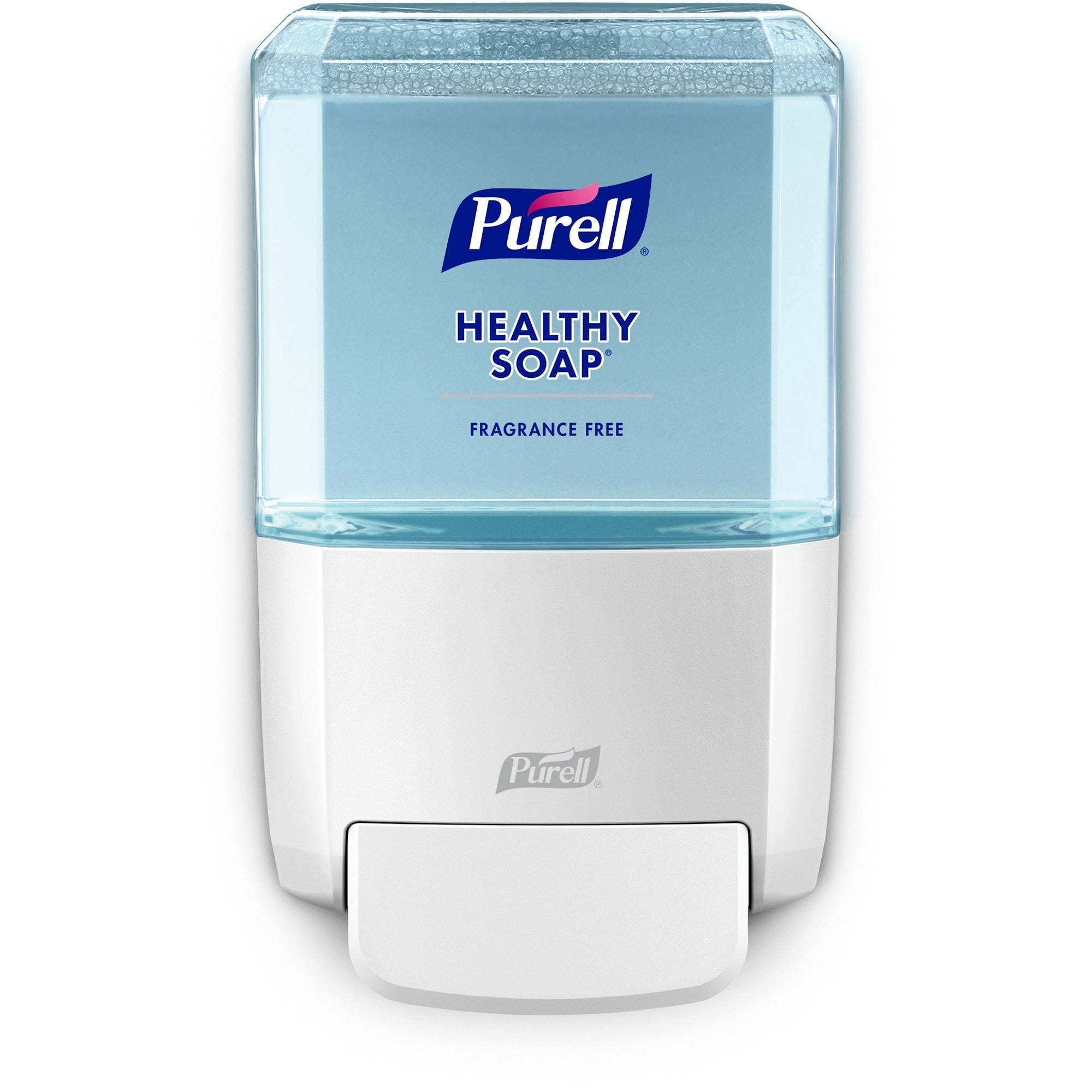 Manual - 1.27 quart Capacity - Locking Mechanism, Durable, Wall Mountable - White - 1 Each