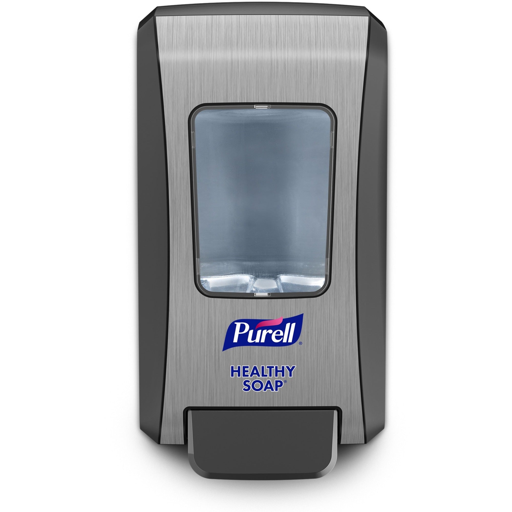 PURELL&reg; FMX-20 Foam Soap Dispenser - Manual - 2.11 quart Capacity - Site Window, Locking Mechanism, Durable, Wall Mountable, Rugged - Graphite - 1 Each
