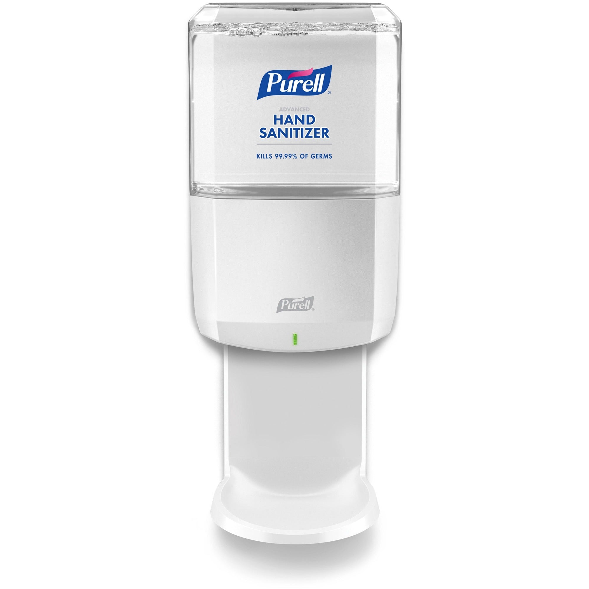 Automatic - 1.27 quart Capacity - Support 4 x C Battery - Locking Mechanism, Durable, Wall Mountable - White - 1 Each