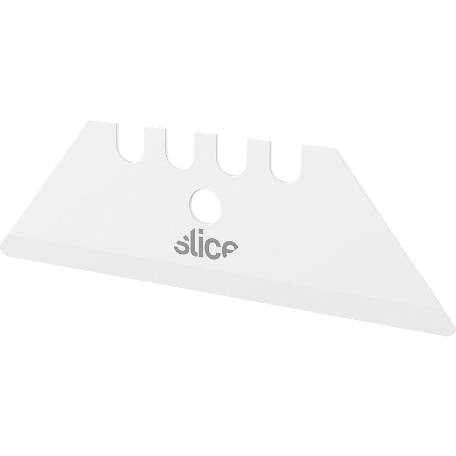 2.40" Length - Non-conductive, Non-magnetic, Rust Resistant, Reversible, Non-sparking - Zirconium Oxide - White - 1 Pack