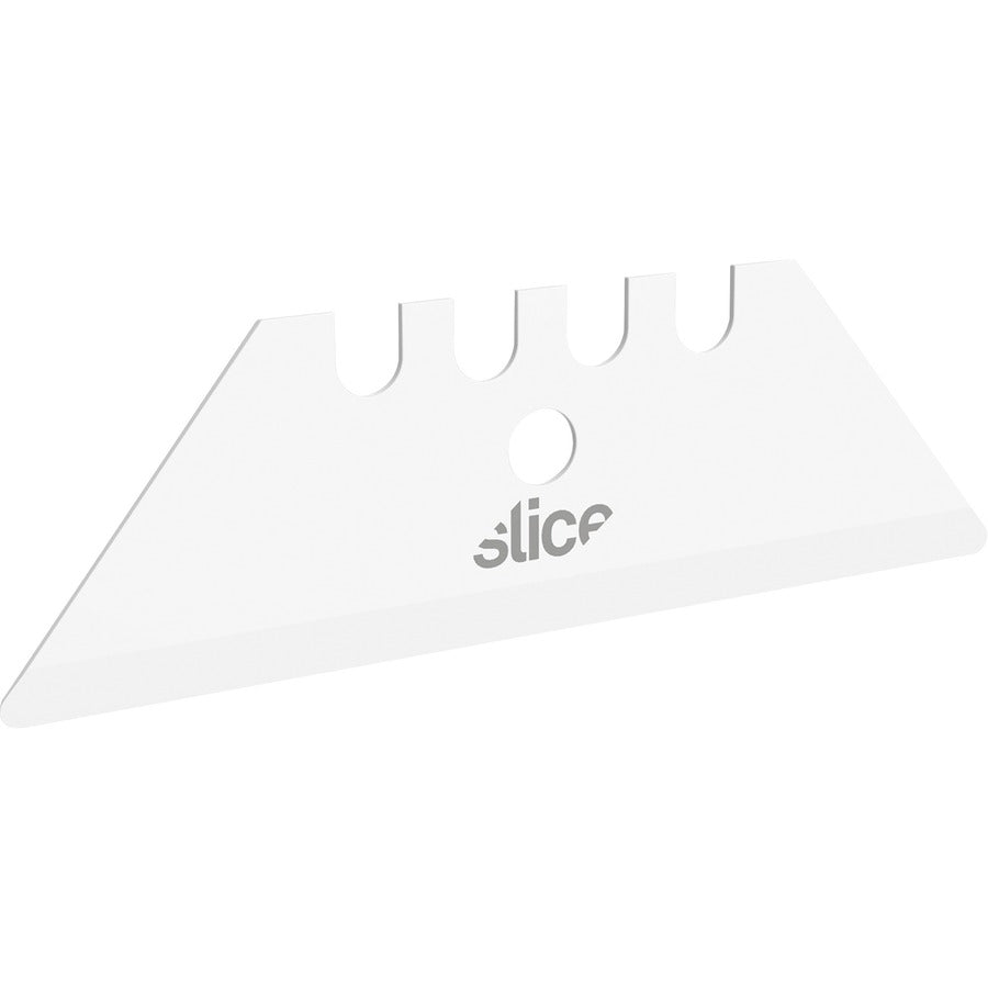 2.40" Length - Non-conductive, Non-magnetic, Rust Resistant, Reversible, Non-sparking - Zirconium Oxide - White - 1 Pack