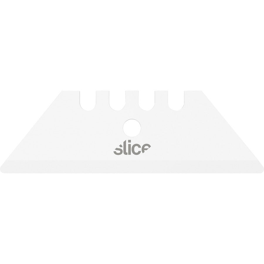 2.40" Length - Non-conductive, Non-magnetic, Rust Resistant, Reversible, Non-sparking - Zirconium Oxide - White - 1 Pack