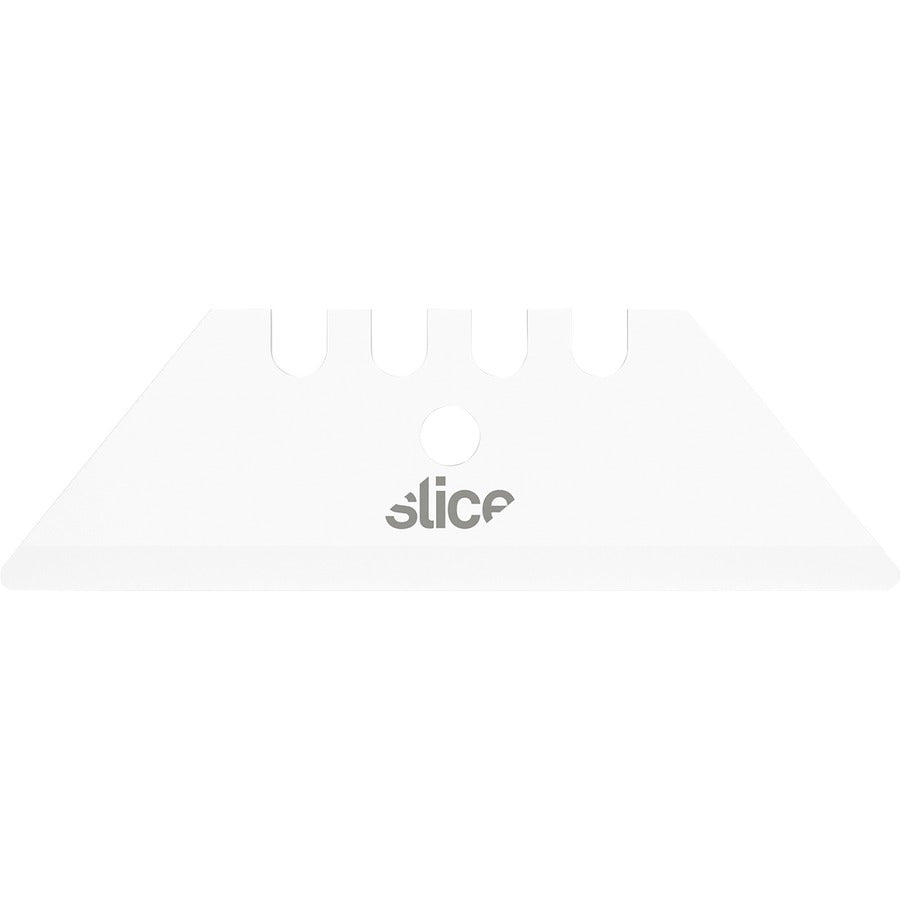 2.40" Length - Non-conductive, Non-magnetic, Rust Resistant, Reversible, Non-sparking - Zirconium Oxide - White - 1 Pack