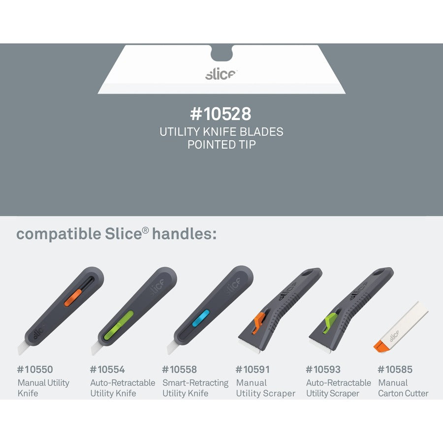 Slice Pointed Tip Ceramic Utility Blades