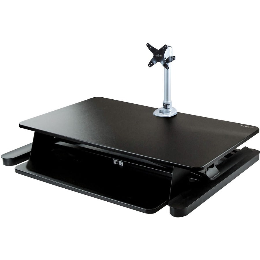 StarTech.com Multipurpose Desktop Riser - Up to 30" Screen Support - 28.10 lb Load Capacity - 6.30" Height x 35" Width - Desktop - Steel, Medium Density Fiberboard (MDF), Plastic - Black