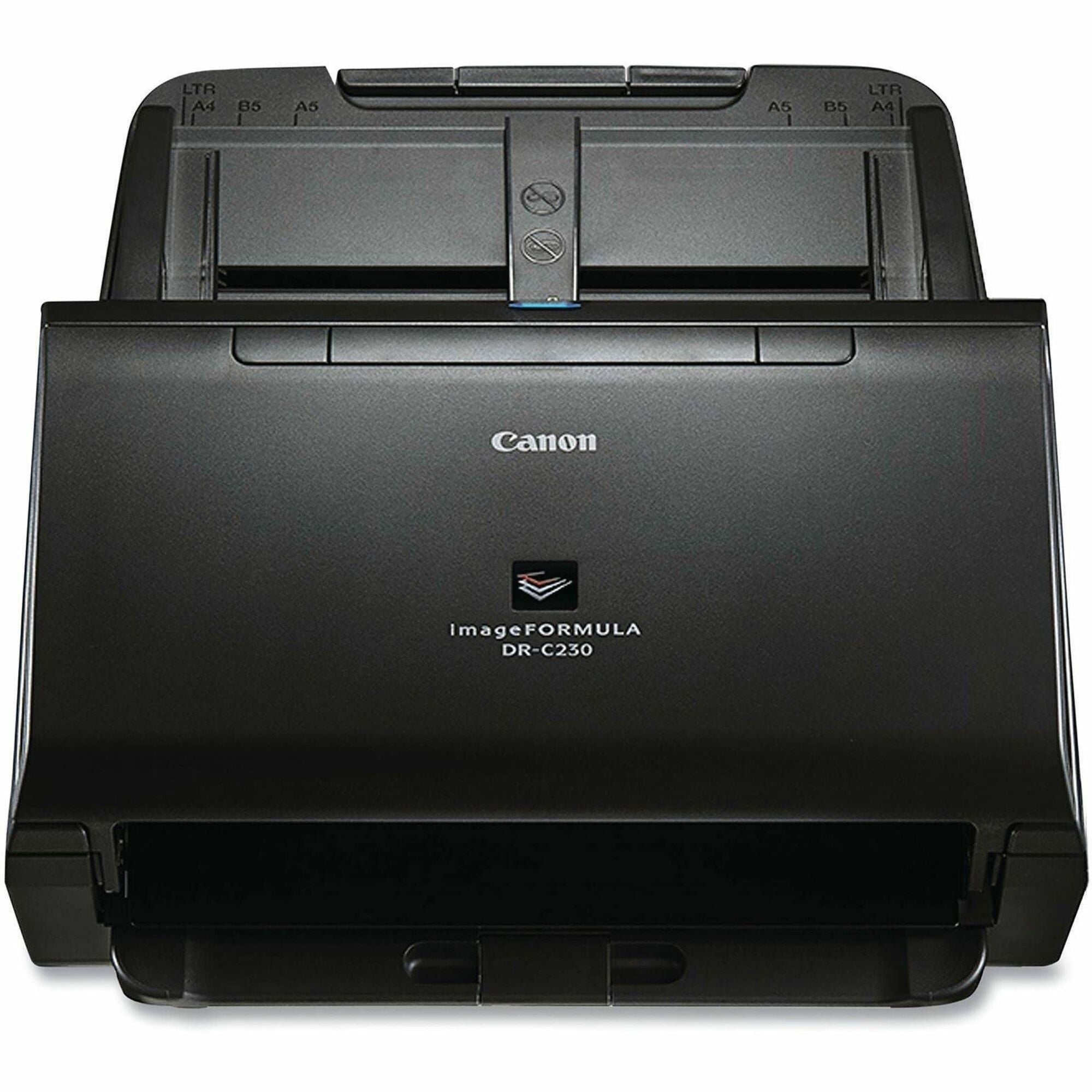 Canon imageFORMULA DR-C230 Sheetfed Scanner - 600 dpi Optical - 30 ppm (Mono) - 30 ppm (Color) - Duplex Scanning - USB