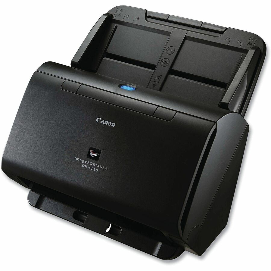 Canon imageFORMULA DR-C230 Sheetfed Scanner - 600 dpi Optical - 30 ppm (Mono) - 30 ppm (Color) - Duplex Scanning - USB