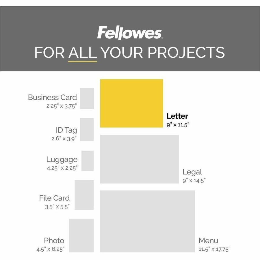 Sheet Size Supported: Menu 11.50" Width x 17.50" Length - Laminating Pouch/Sheet Size: 11.50" Width x 5 mil Thickness - Glossy - for Document, Menu - Photo-safe, Durable - Clear - 1 Pack
