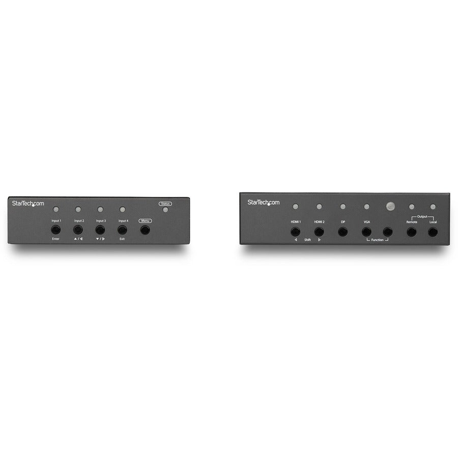 StarTech.com Multi-Input HDBaseT Extender Kit with Built-In Switch and Video Scaler
