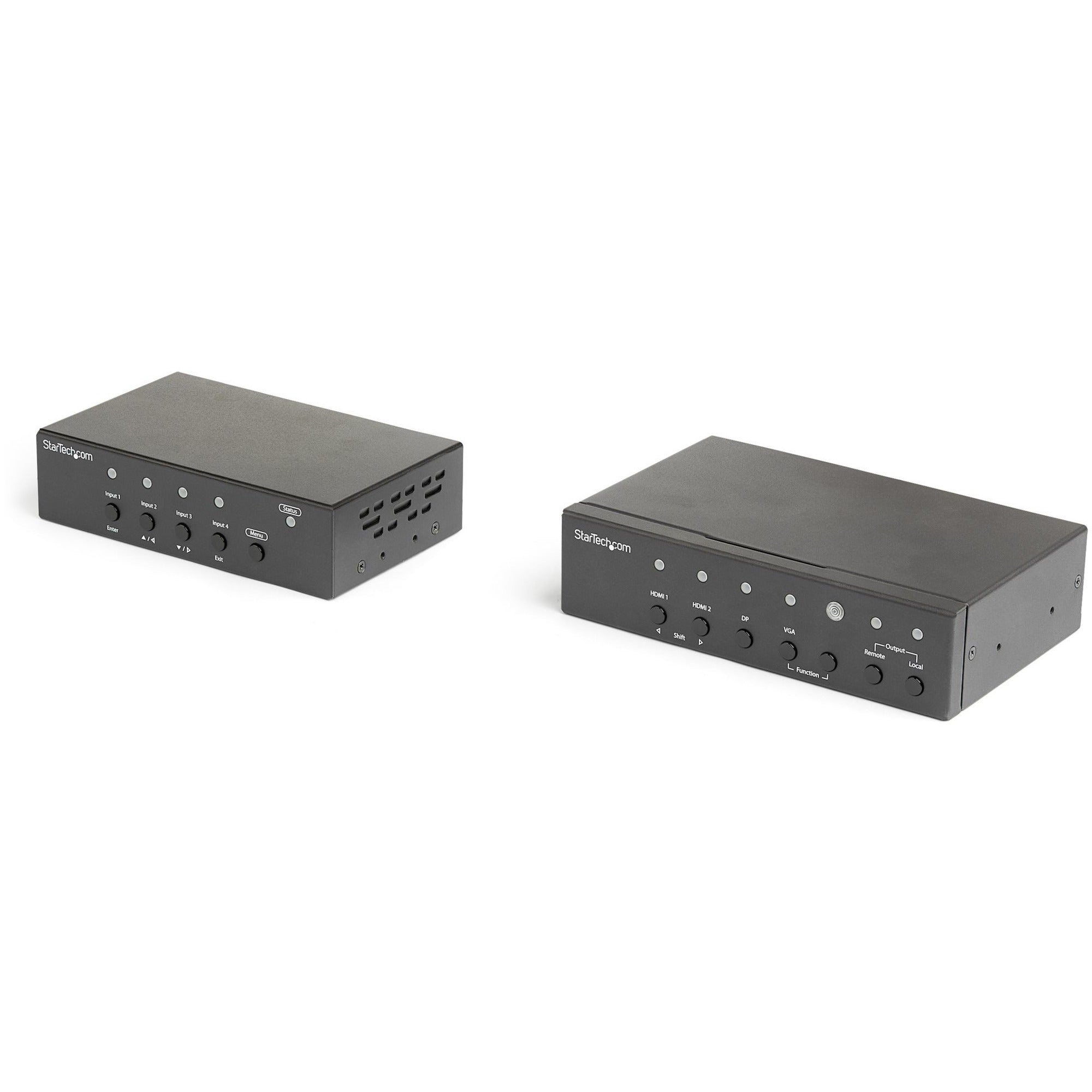 StarTech.com Multi-Input HDBaseT Extender Kit with Built-In Switch and Video Scaler