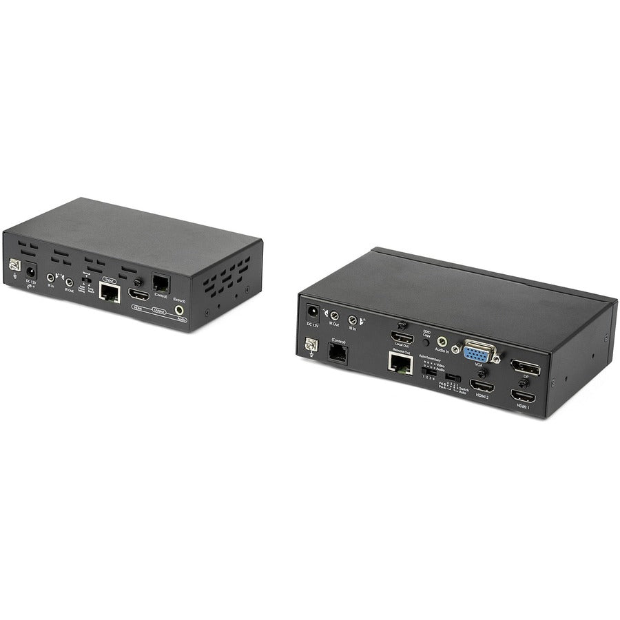 StarTech.com Multi-Input HDBaseT Extender Kit with Built-In Switch and Video Scaler