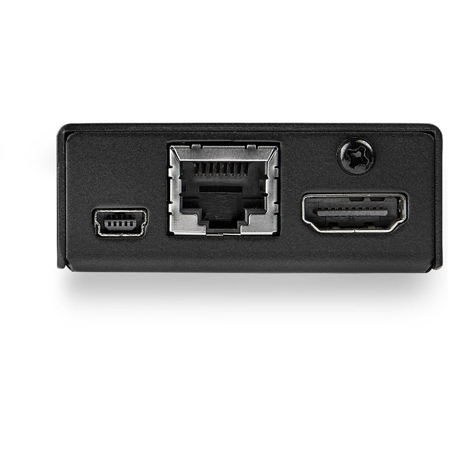 StarTech.com HDMI Over IP Receiver - 1 Output Device - 328.08 ft Range - 1 x Network (RJ-45) - 1 x USB - 1 x HDMI Out - Full HD - 1920 x 1080 - Twisted Pair - Category 6 - Desktop, Rack-mountable - TAA Compliant