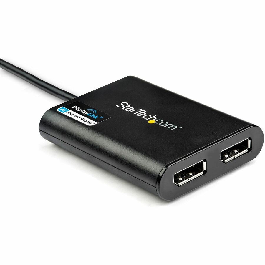 StarTech.com USB to Dual DisplayPort Adapter - 4K 60Hz - USB 3.0 (5Gbps)