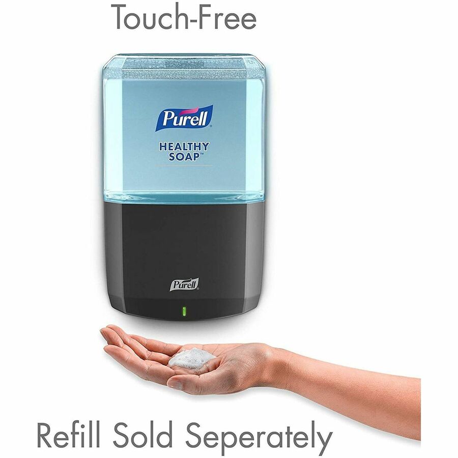 PURELL&reg; ES8 Soap Dispenser - Automatic - 1.27 quart Capacity - Touch-free, Refillable, Wall Mountable - Graphite - 1 Each