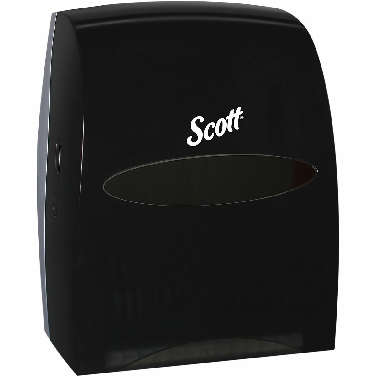 Scott Essential Manual Hard Towel Dispenser - Touchless Dispenser - 16.1" Height x 12.6" Width x 10.2" Depth - Black - 1 Carton
