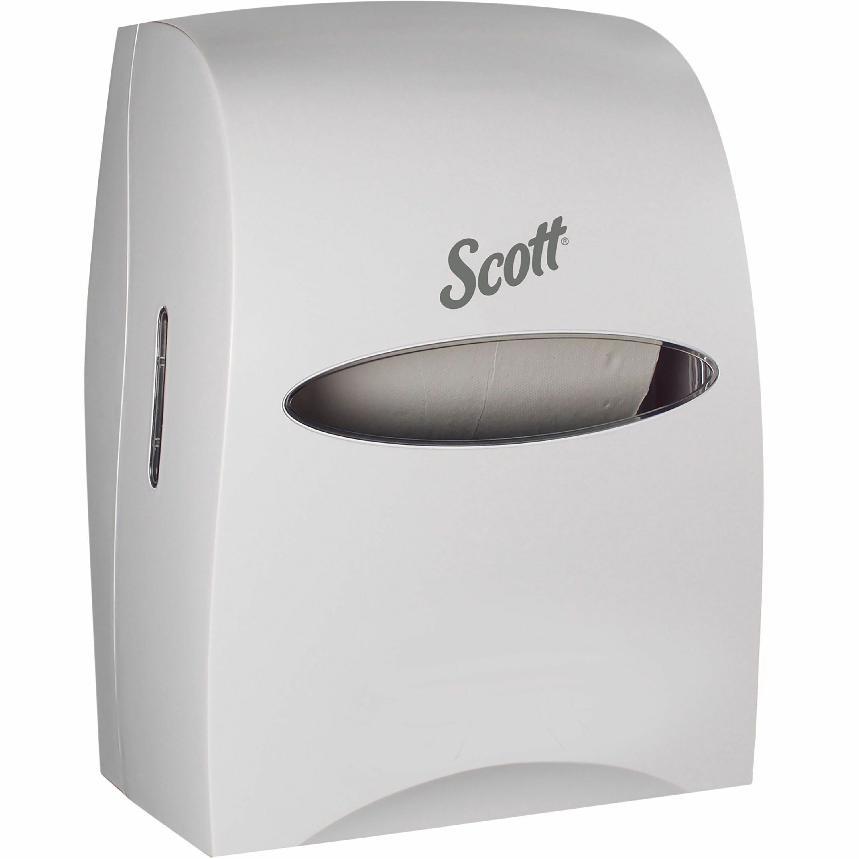 Scott Essential Manual Hard Towel Dispenser - Touchless Dispenser - 16.1" Height x 12.6" Width x 10.2" Depth - White - 1 Carton
