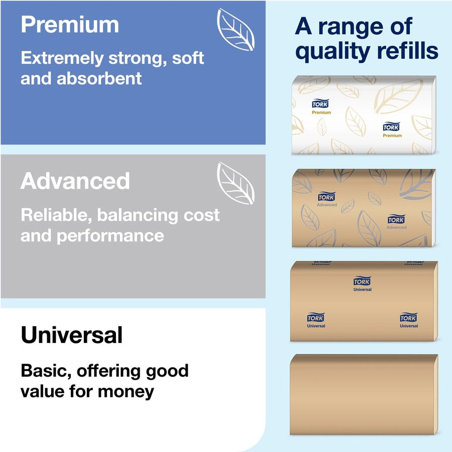 TORK Xpress Countertop Multifold Hand Towel Dispenser - Multifold Dispenser - 7.9" Height x 12.7" Width x 4.6" Depth - Plastic, Metal - Stainless - Compact, Lockable - 1 Each