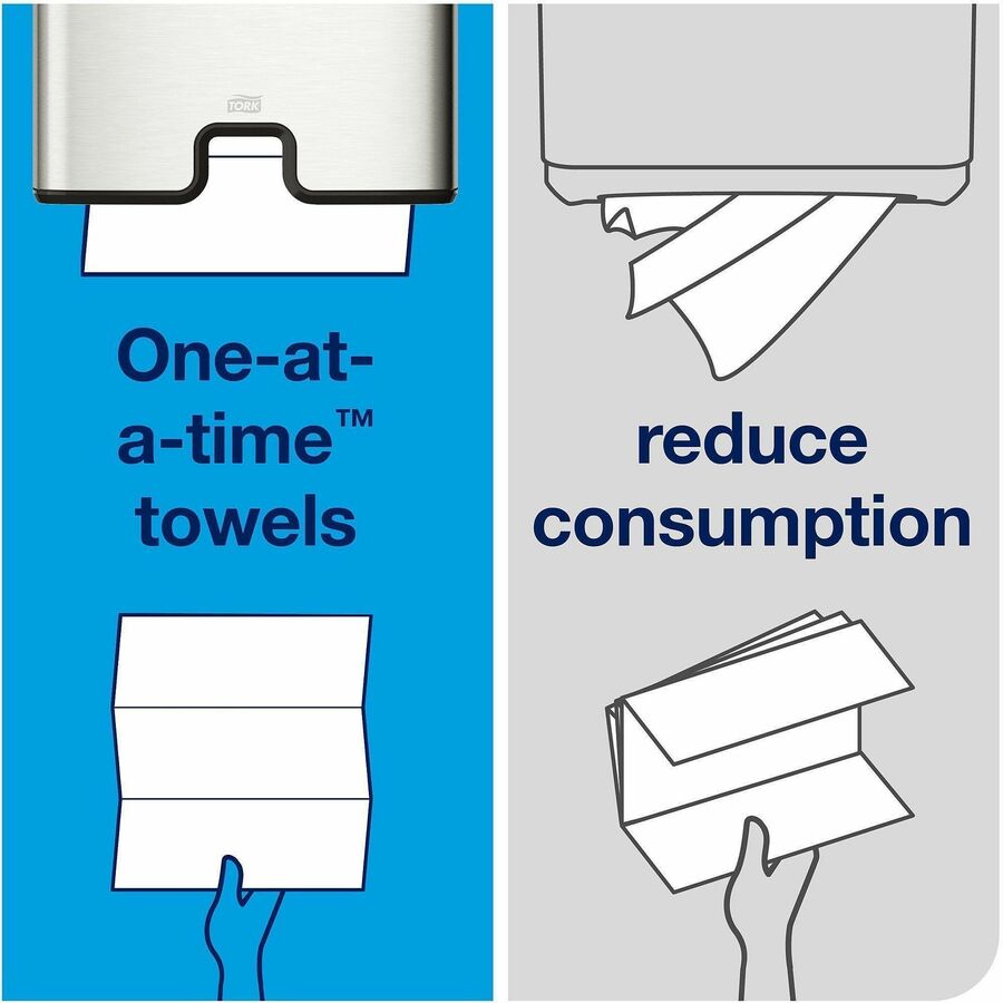 1 Ply - Multifold - 9.13" Width x 9.50" Length - White - Fiber - 250/Pack - 16 / Carton
