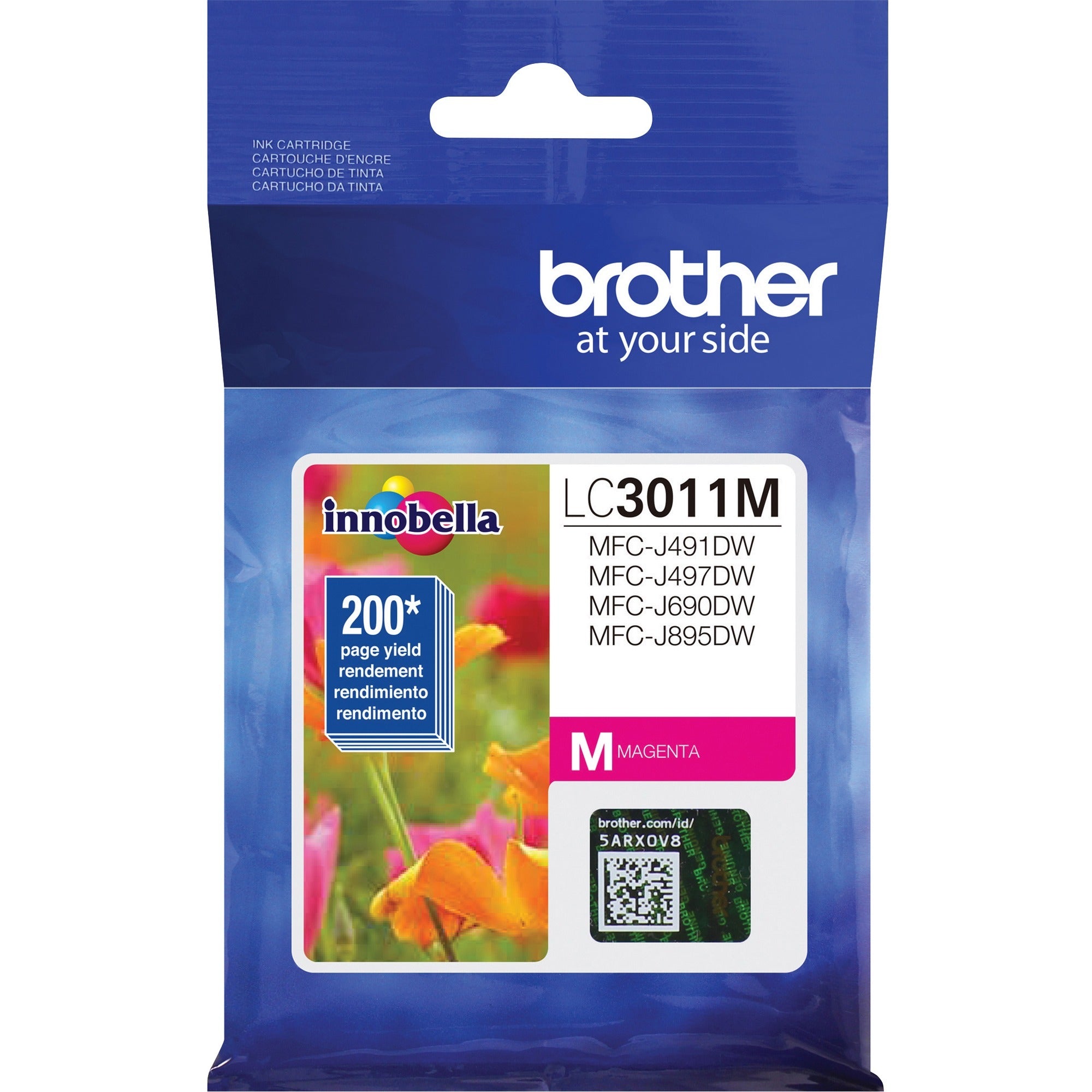 Brother Innobella LC3011M Original Standard Yield Inkjet Ink Cartridge - Single Pack - Magenta - 1 Each