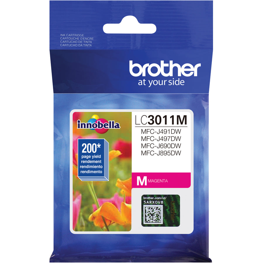Brother Innobella LC3011M Original Standard Yield Inkjet Ink Cartridge - Single Pack - Magenta - 1 Each