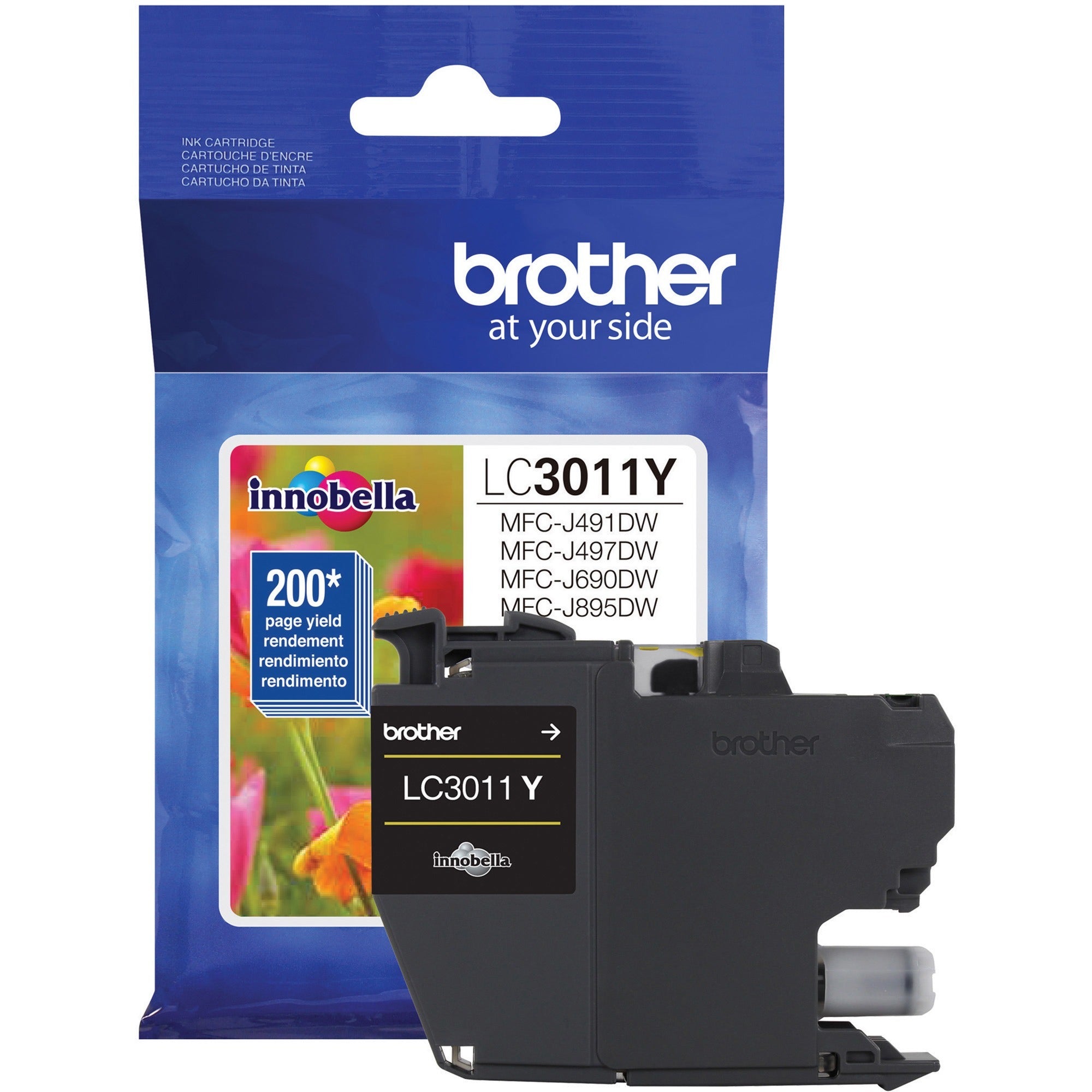 Brother Innobella LC3011Y Original Standard Yield Inkjet Ink Cartridge - Single Pack - Yellow - 1 Each
