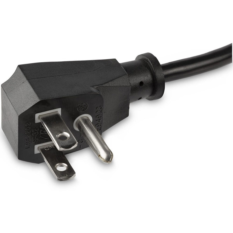 StarTech.com Power Extension Cord - Flat NEMA 5-15P to NEMA 5-15R - 1.5 ft. (18 in.)