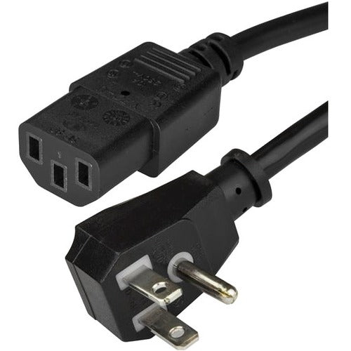 StarTech.com Standard Power Cord - For Desktop Computer, Monitor, Printer, Scanner - 125 V AC / 10 A - Black - 6 ft Cord Length - NEMA 5-15P / IEC 60320 C13 - North America - 1 Each