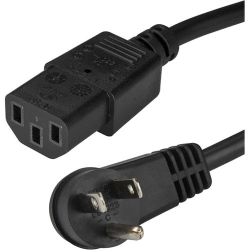 StarTech.com Standard Power Cord - For Desktop Computer, Monitor, Printer, Scanner - 125 V AC / 10 A - Black - 10 ft Cord Length - NEMA 5-15P / IEC 60320 C13 - 1 Each