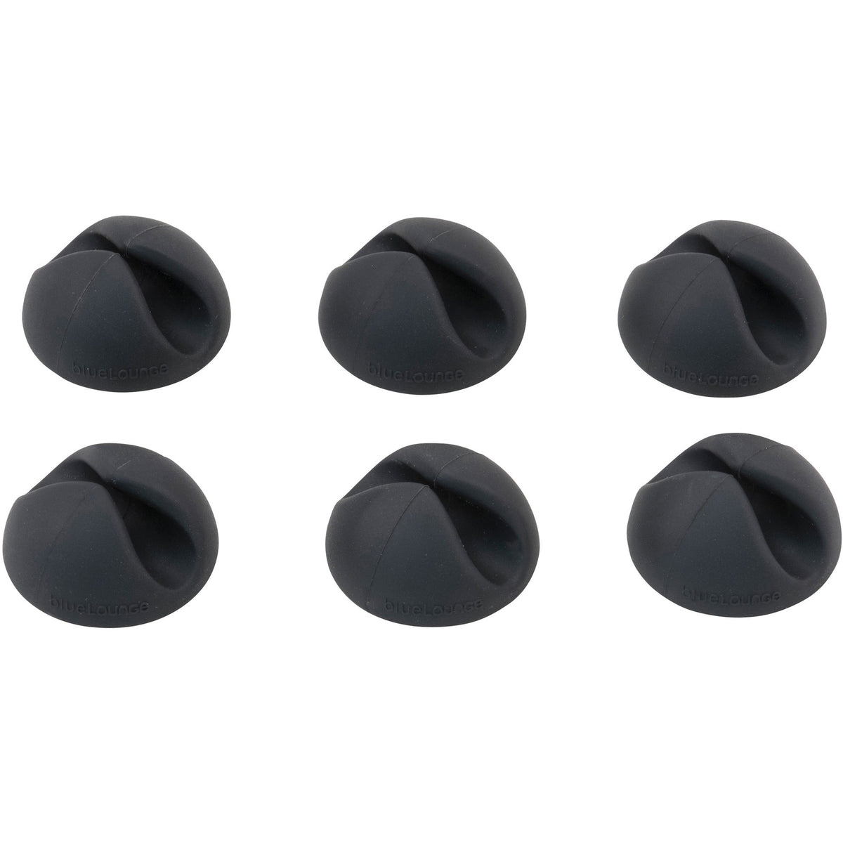 Bluelounge CableDrop Cable Anchors - Cable Clip - Black - 1.10" Length - 1 Pack