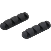 Bluelounge CableDrop Multi Cable Anchor for Multiple Cords - Cable Anchor - Black - 2.60" Length - 1 Pack
