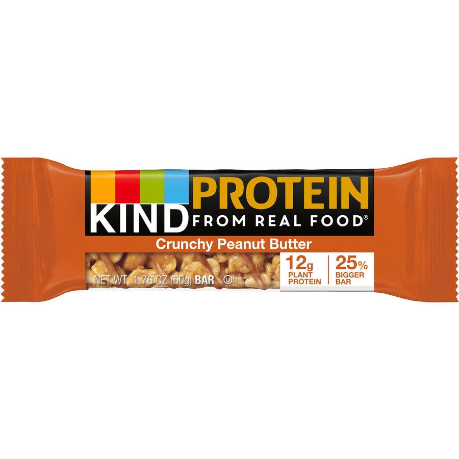 Trans Fat Free, Low Sodium, Gluten-free, Individually Wrapped - Crunchy Peanut Butter - 1.76 oz - 12 / Box