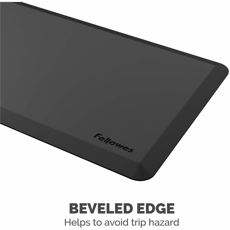 Floor - 36" Width x 24" Depth x 0.750" Thickness - Rectangular - Black - 1 Each