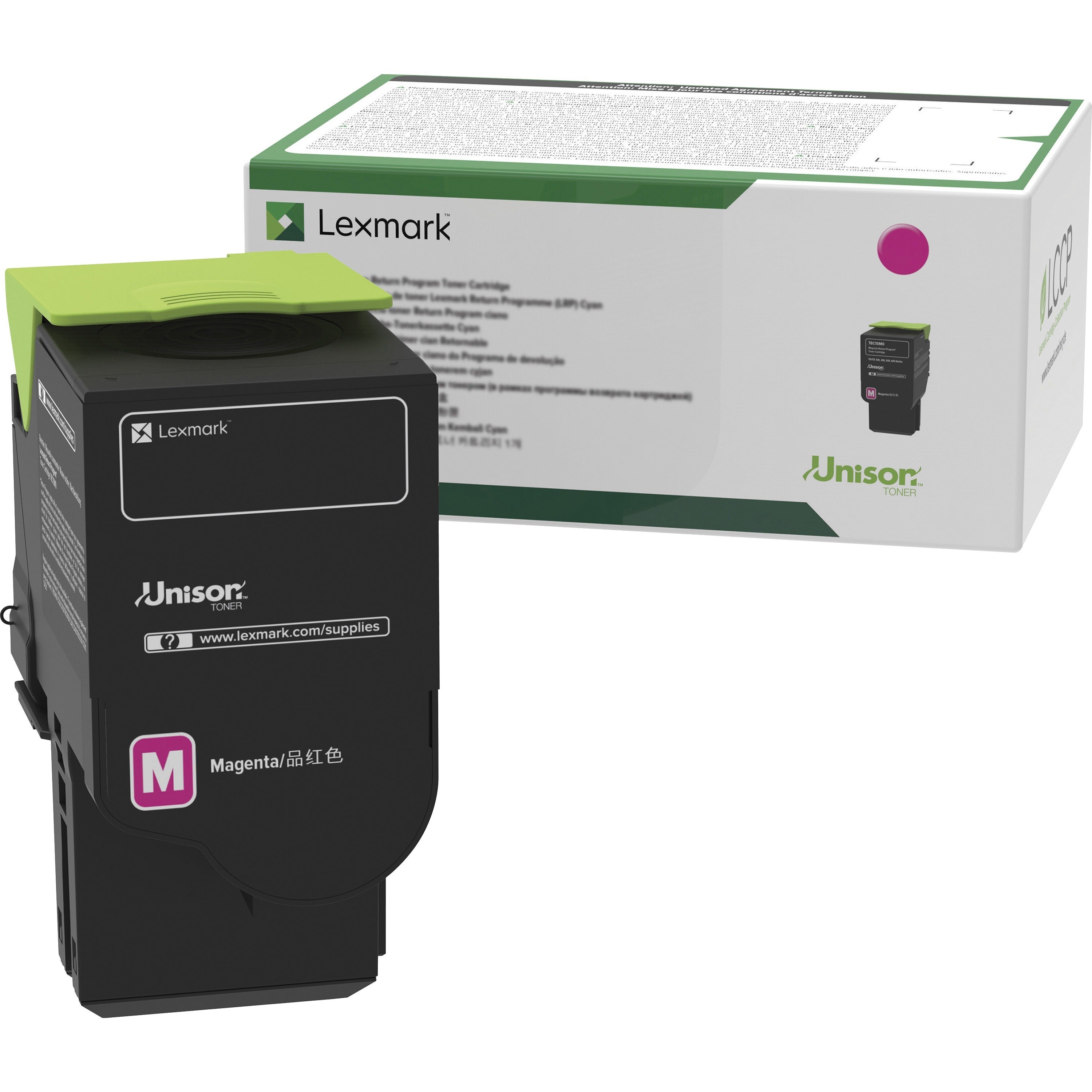 Lexmark Unison Original High Yield Laser Toner Cartridge - Magenta - 1 Each - 2300 Pages
