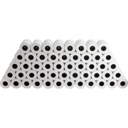 2 1/4" x 80 ft - 48 g/m² Grammage - Smooth - White - 50 / Carton
