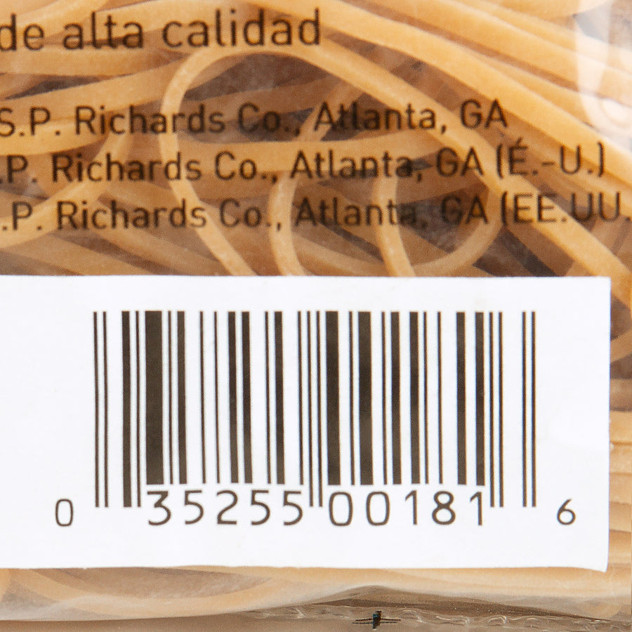 Business Source Rubber Bands - Size: #19 - 3.5" Length x 62 mil Thickness - Natural - 425 / Pack