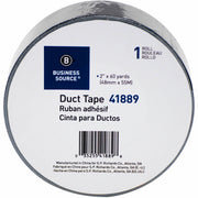 Business Source General-purpose Duct Tape - 60 yd Length x 2" Width x 9 mil Thickness - Black - For Indoor, Outdoor, General Purpose, Wrapping, Sealing, Multi Surface, Rough Surface, Smooth Surface - 1 Roll
