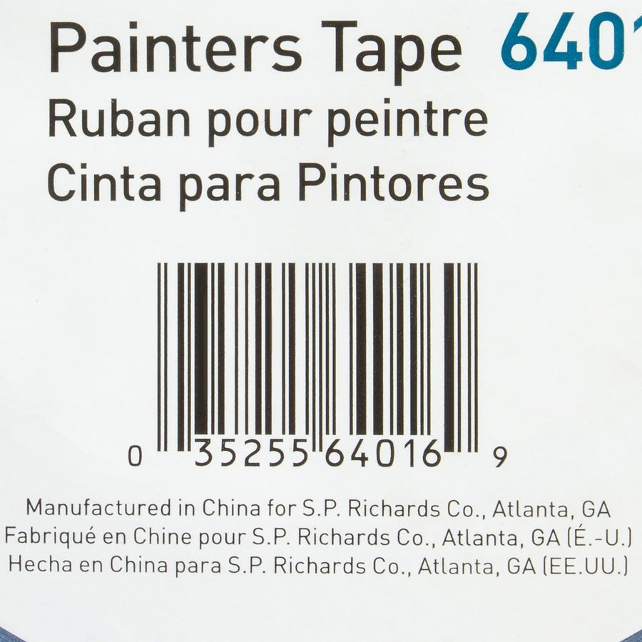 Business Source Multisurface Painter's Tape - 60 yd Length x 2" Width x 5.5 mil Thickness - Blue - 1 Pack
