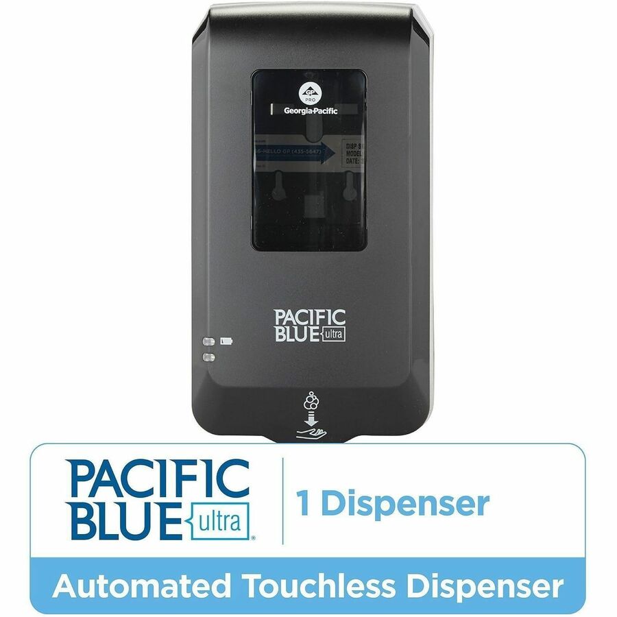 Automatic - Touch-free, Durable, Hygienic, Site Window - Black - 1 Carton