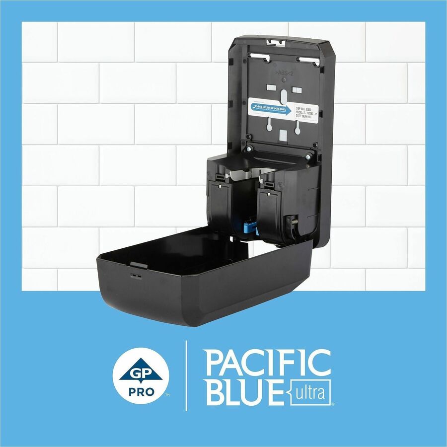 Automatic - Touch-free, Durable, Hygienic, Site Window - Black - 1 Carton