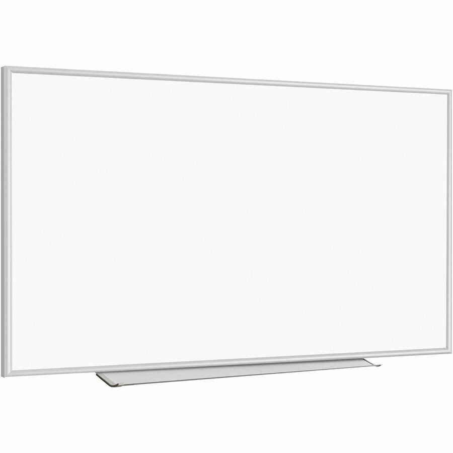 Lorell Dry-erase Board - 72" (6 ft) Width x 48" (4 ft) Height - White Styrene Surface - Silver Aluminum Frame - Rectangle - 1 Each