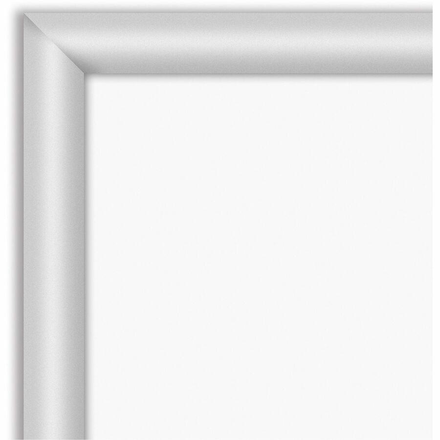 Lorell Dry-erase Board - 96" (8 ft) Width x 48" (4 ft) Height - White Styrene Surface - Silver Aluminum Frame - Rectangle - 1 Each