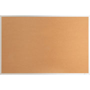 Lorell Bulletin Board - 18" Board Height x 24" Board Width - Cork Surface - Long Lasting, Warp Resistant - Silver Aluminum Frame - 1 Each