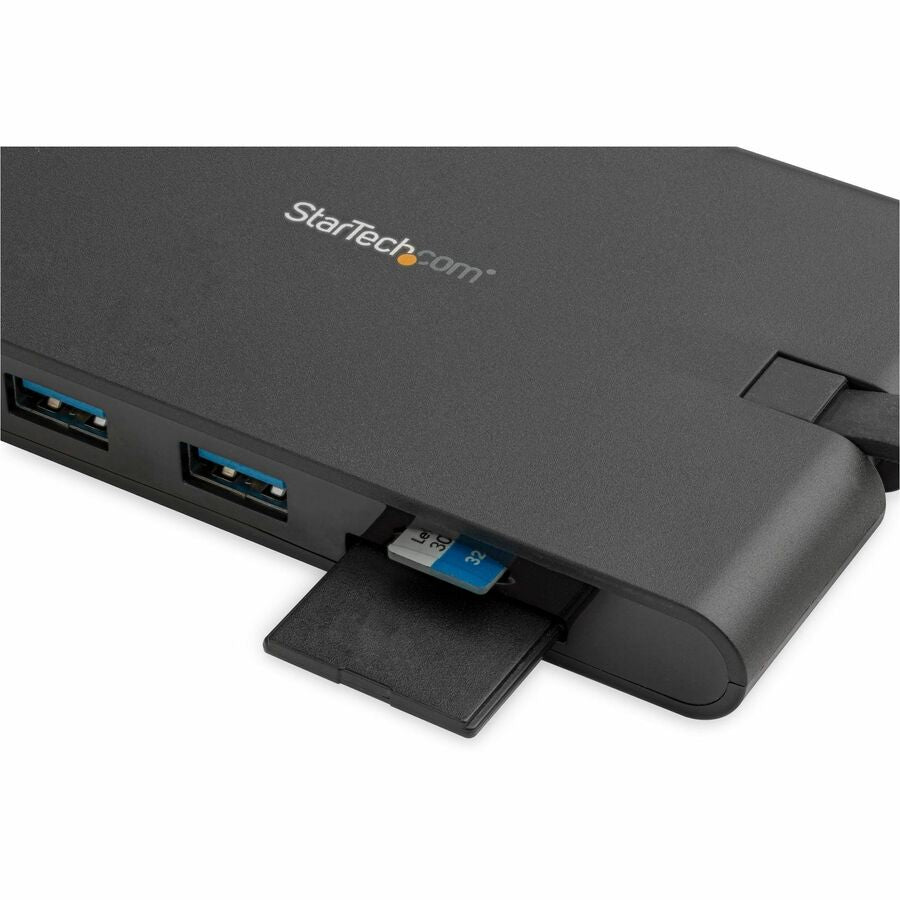 StarTech.com Docking Station, USB-C, 85W, 5 USB Ports (3 USB 3.0), HDMI, VGA, RJ-45, Thunderbolt, Black, 1 Each